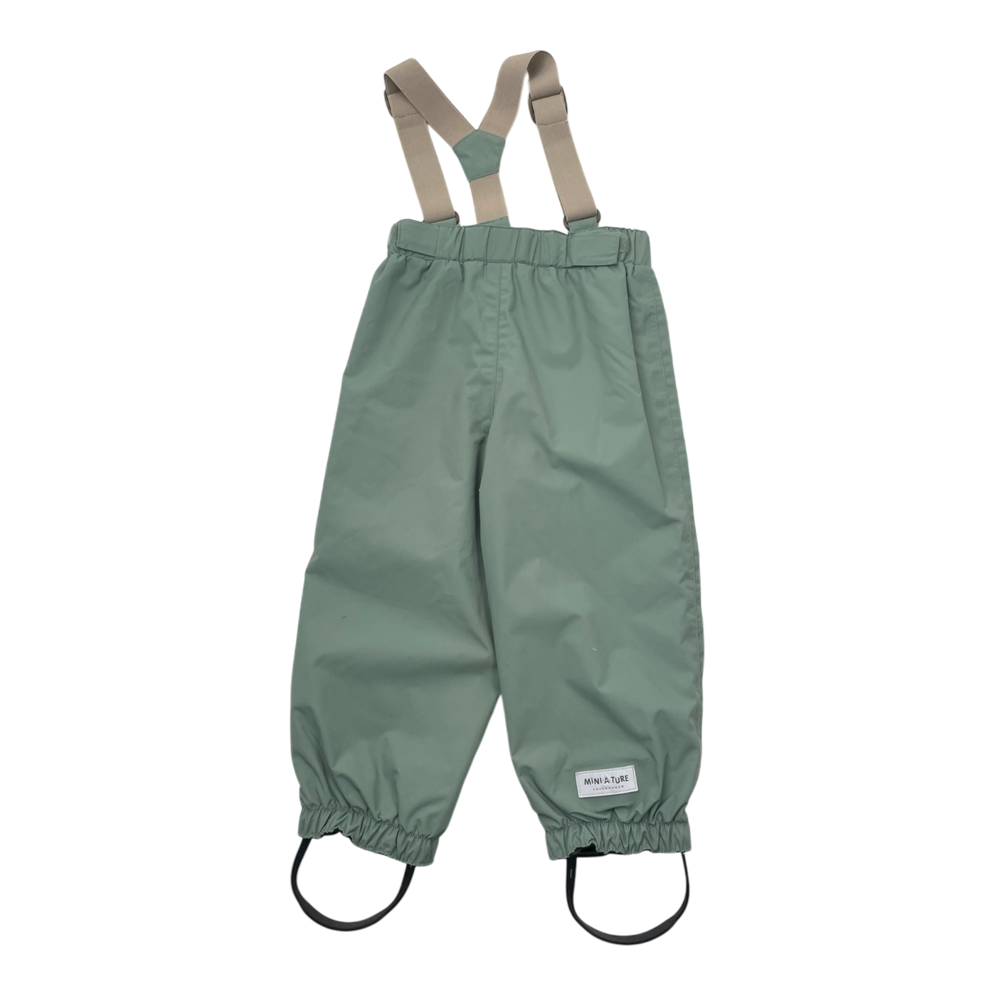 Mini A Ture midseason shell pants, tea green | 92cm
