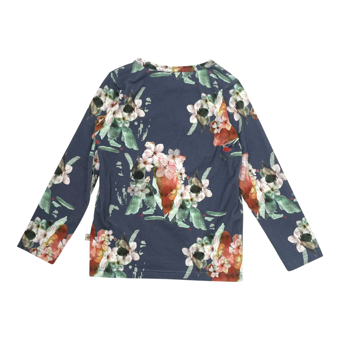 Kaiko shirt, blue blossom | 110/116cm