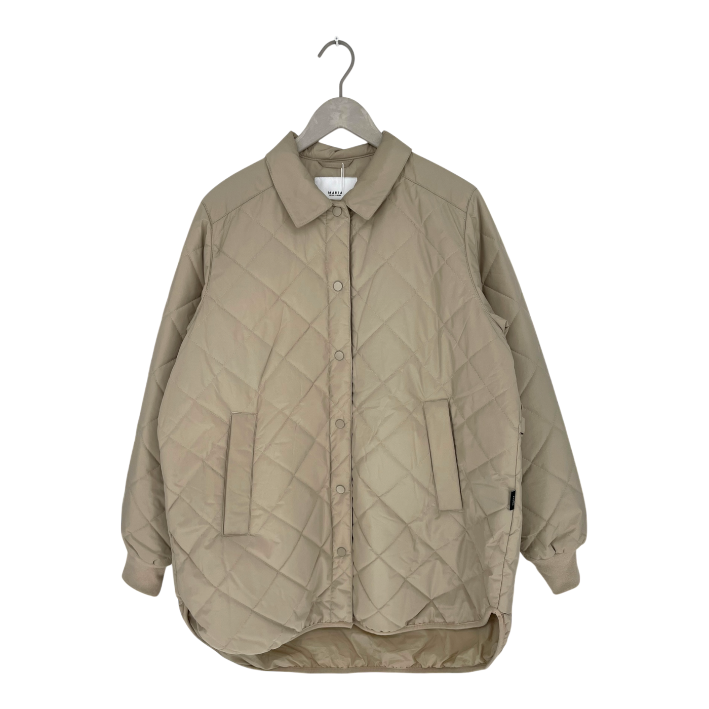 Makia nala quilted jacket, beige | woman M