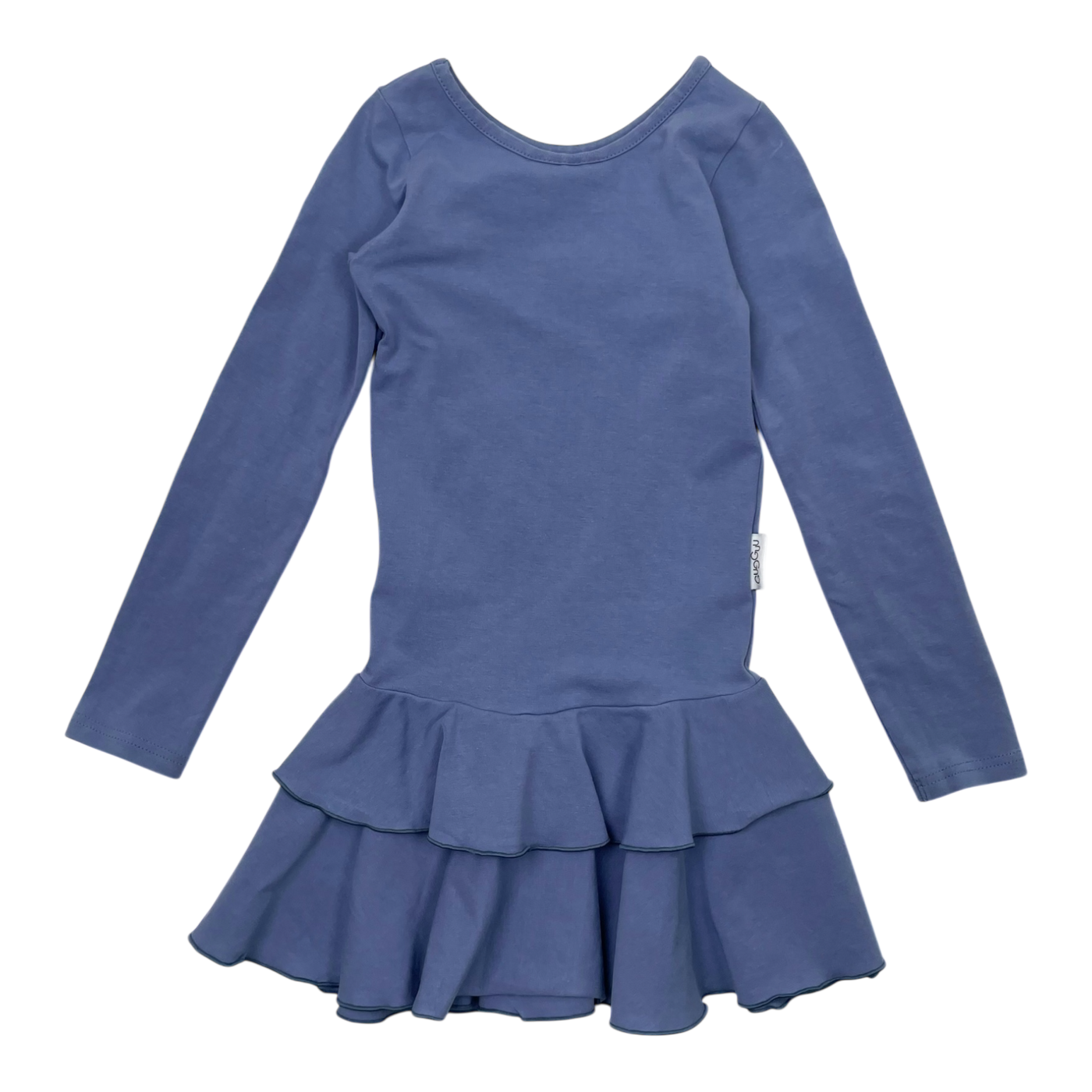 Gugguu frilla dress, blue | 98cm