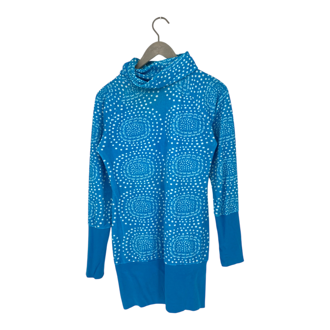 Ommellinen terry tunic, blue dots | woman L
