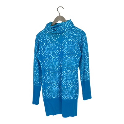 Ommellinen terry tunic, blue dots | woman L