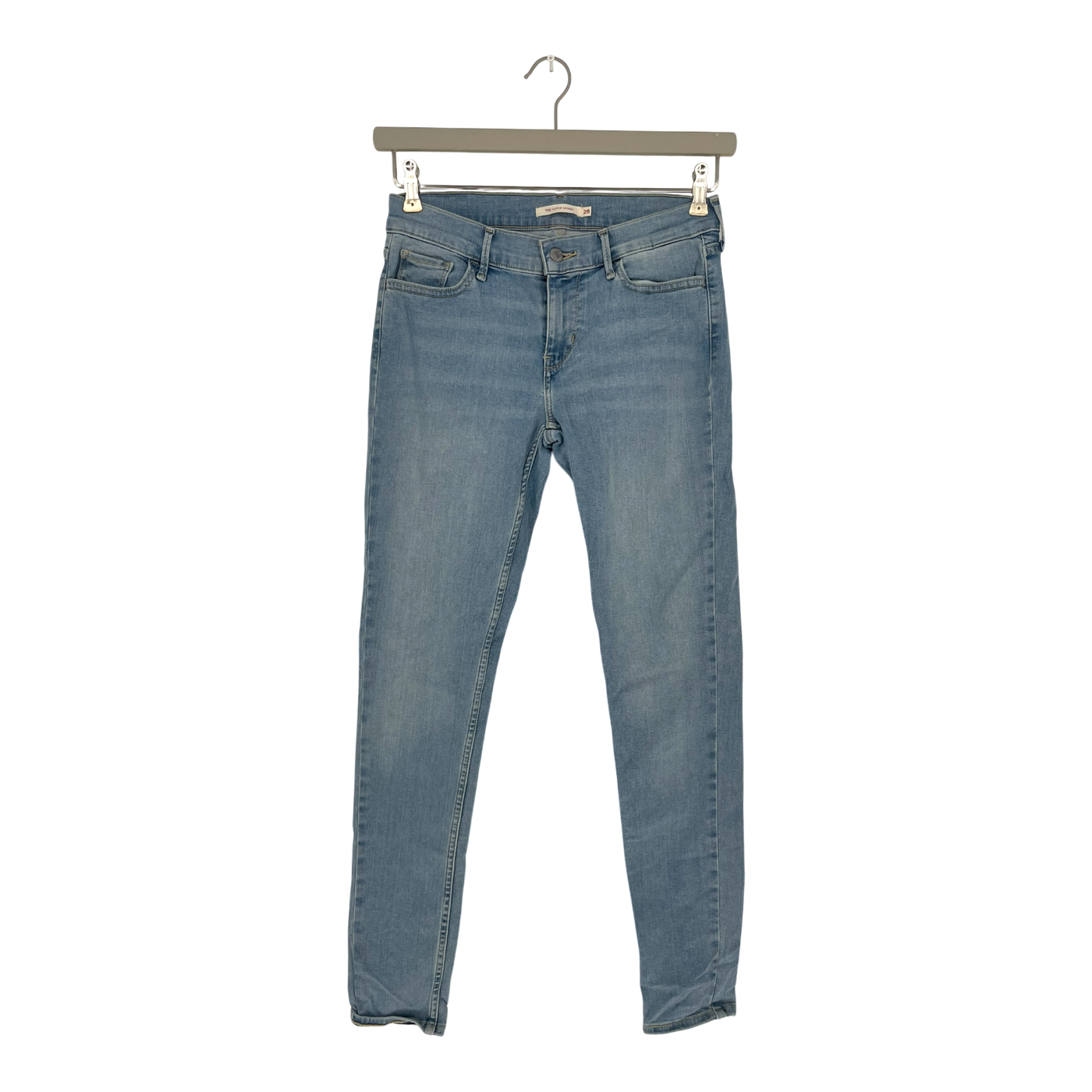 Levi's 710 super skinny jeans, washed denim | woman W28