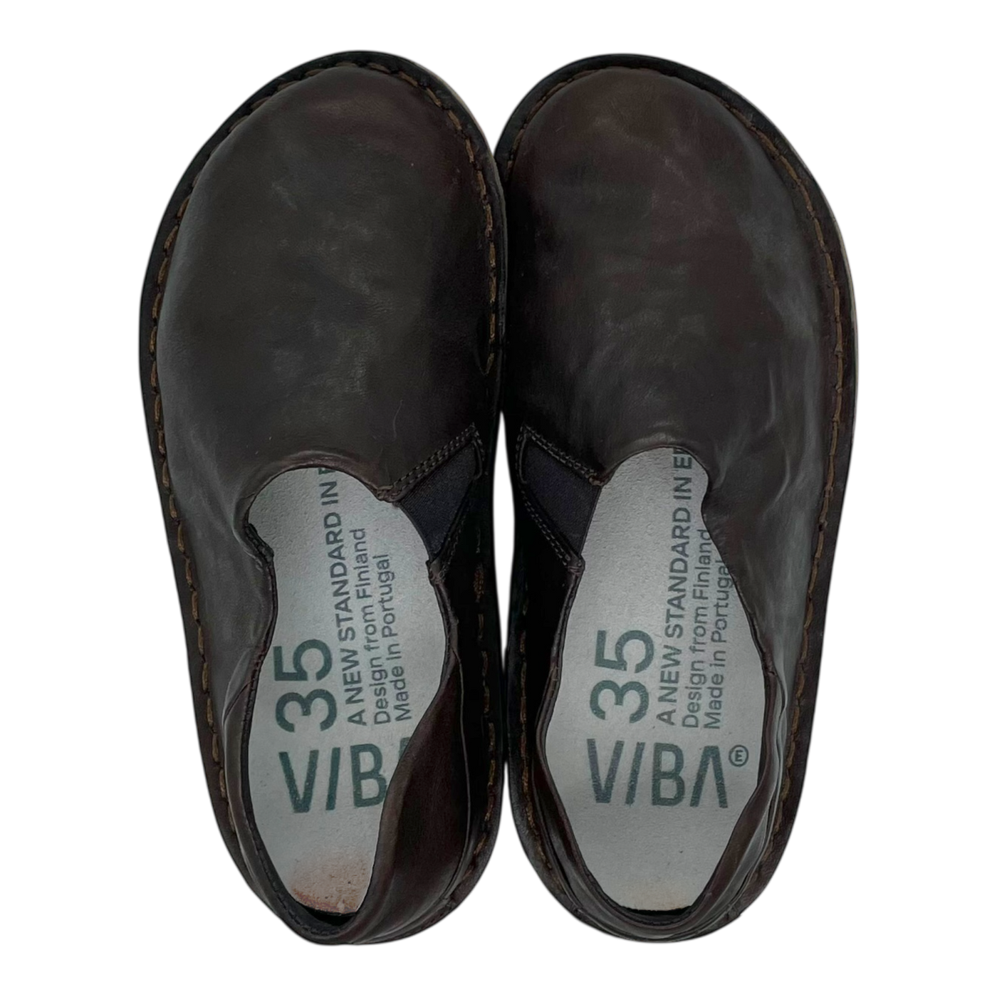 VIBAe Zuma leather shoes, cocoa brown | 35