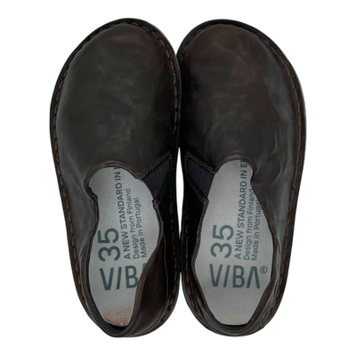 VIBAe Zuma leather shoes, cocoa brown | 35