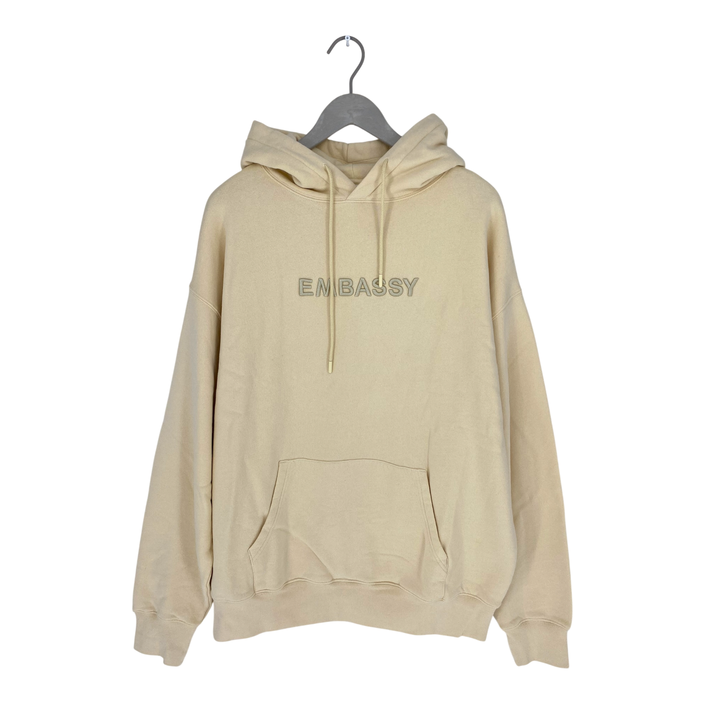Embassy of Bricks and Logs hoodie, yellow | unisex L