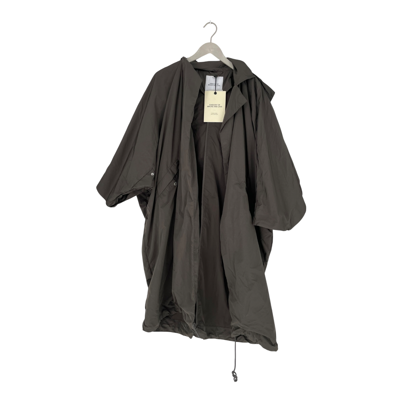 Embassy of Bricks and Logs venice trench jacket, black olive | woman S