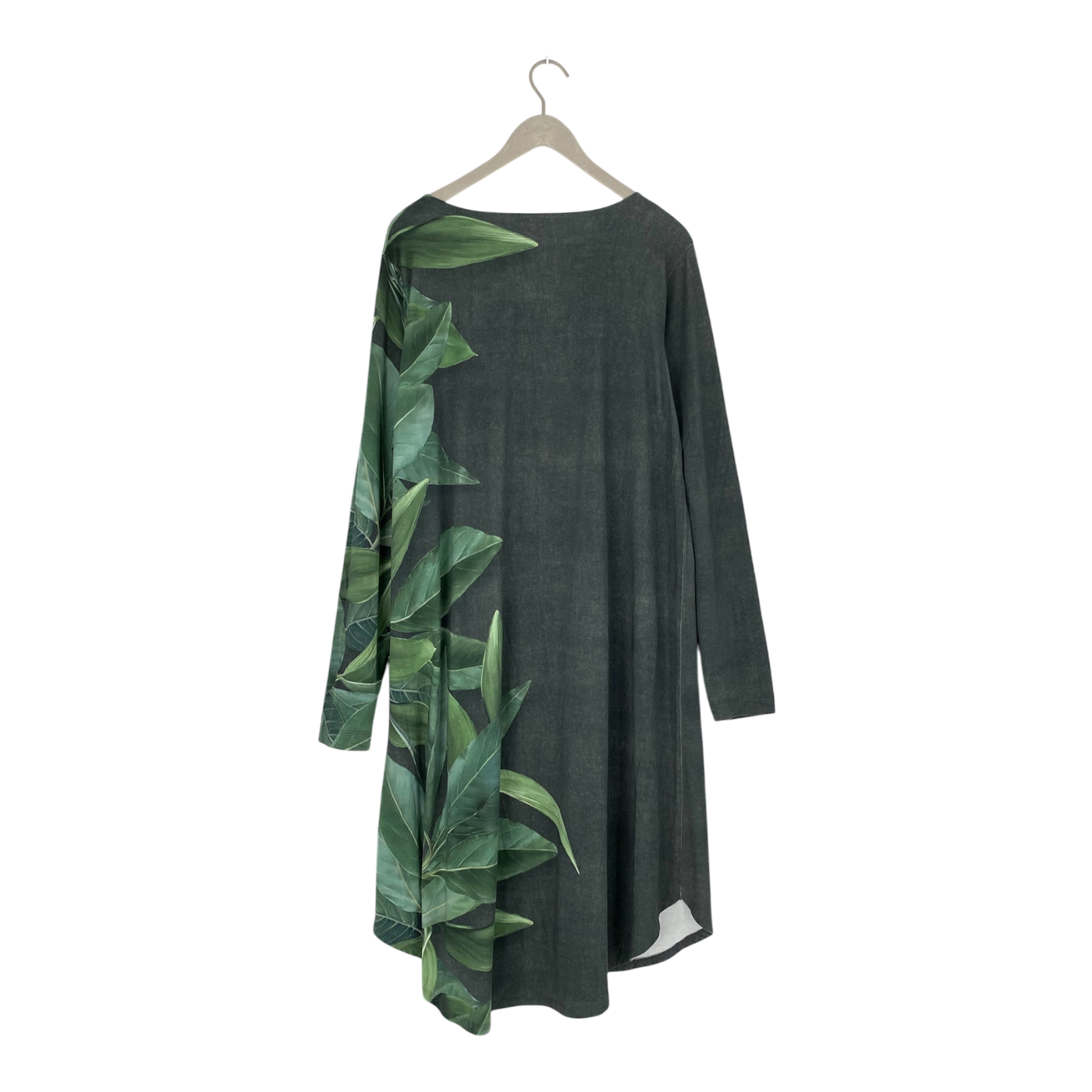 Ommellinen kamoon dress, leaves | woman 3XL
