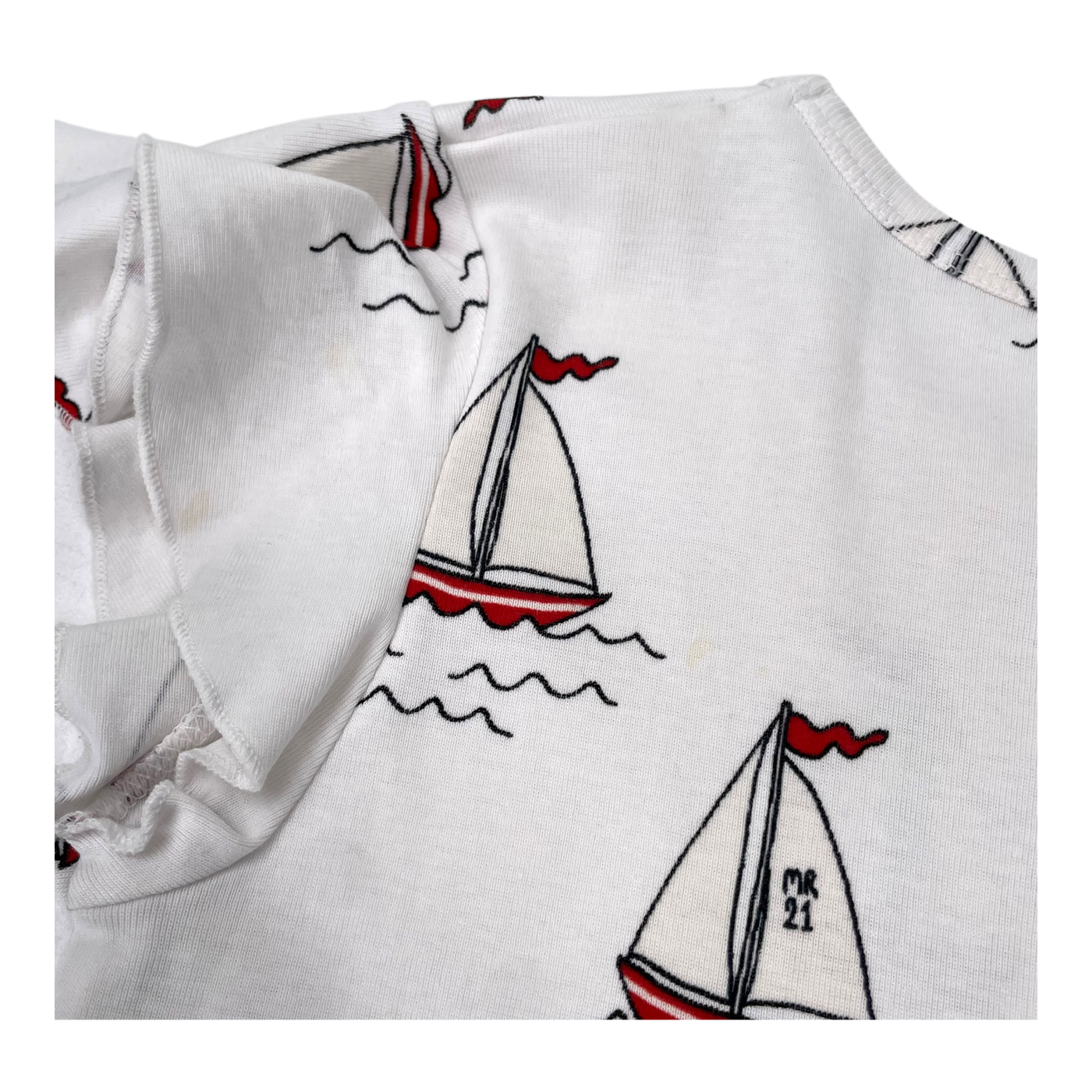 Mini Rodini dress, sailboat | 128/134cm