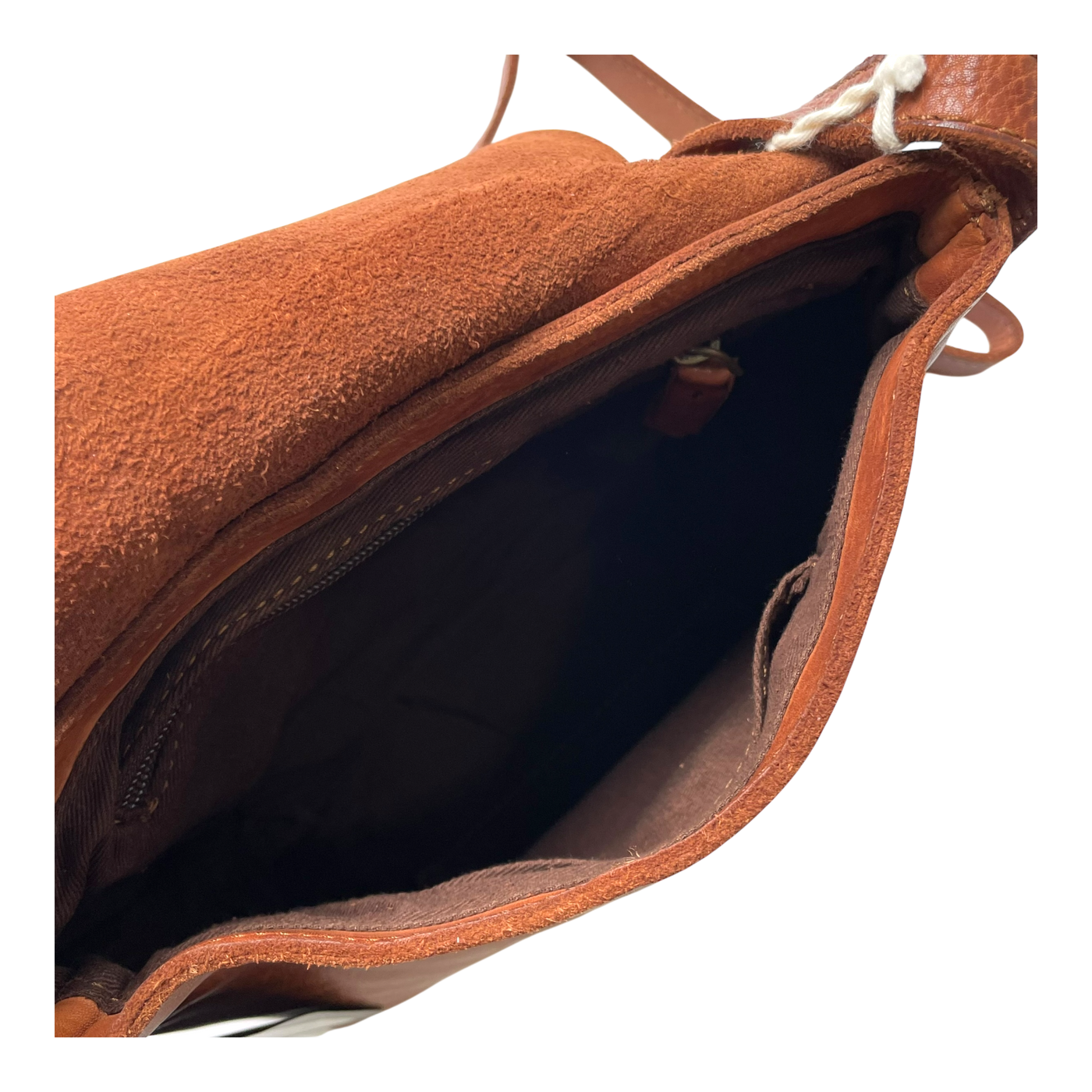Harold's Bags leather chaza twosize handbag, cognac