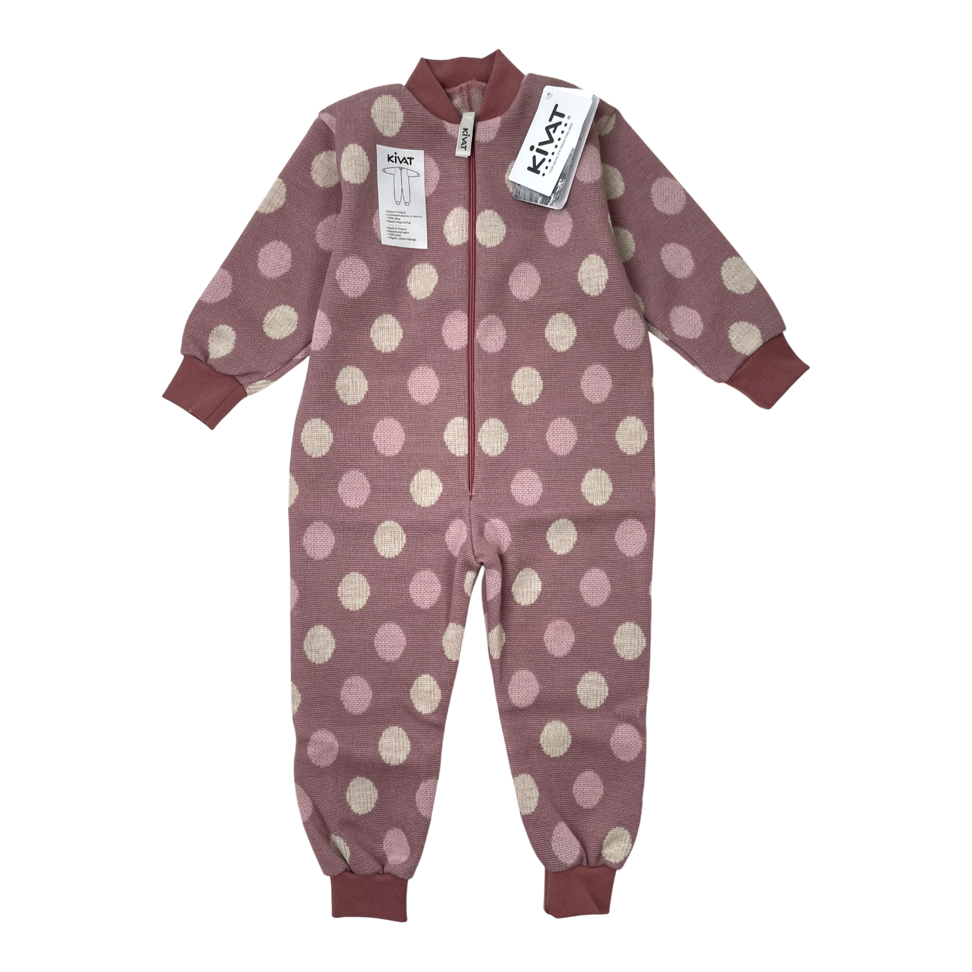 Kivat wool overall, polka dot | 100cm