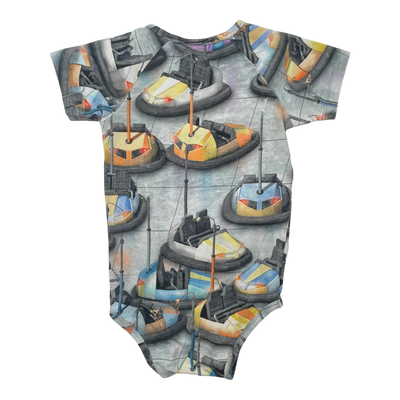 Molo t-shirt romper, bumber cars | 92cm