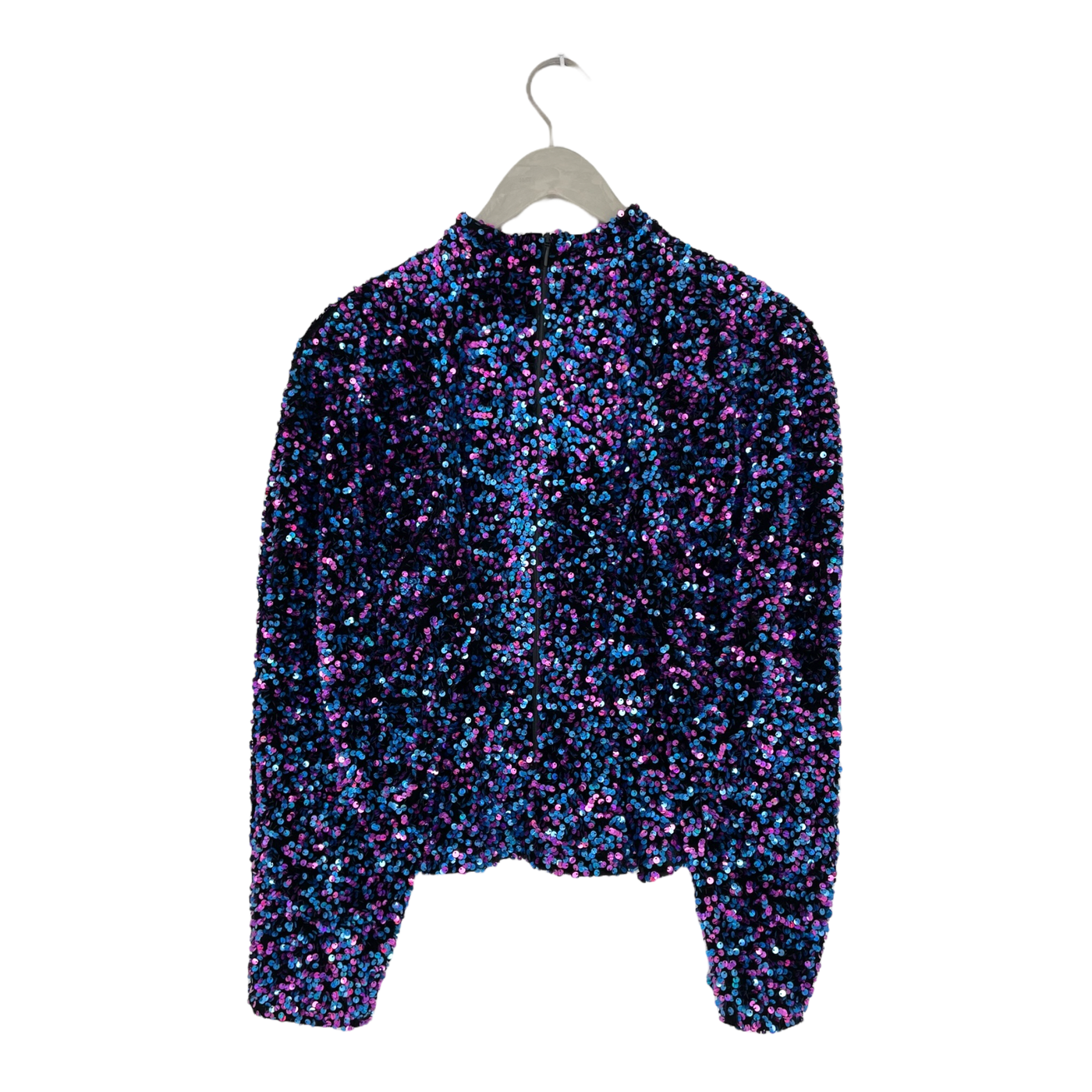 Vimma sequin shirt, purple and blue | woman S/XS