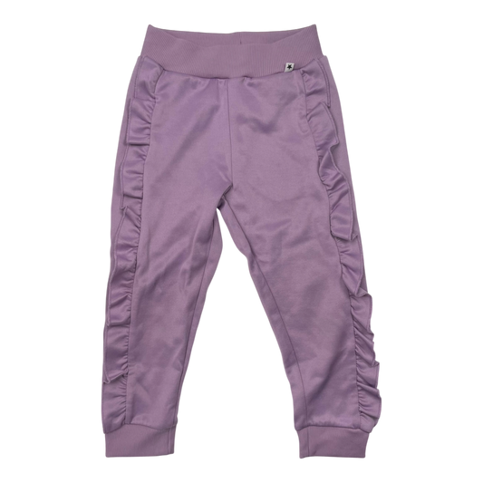 Molo frill jogger pants, purple | 104cm