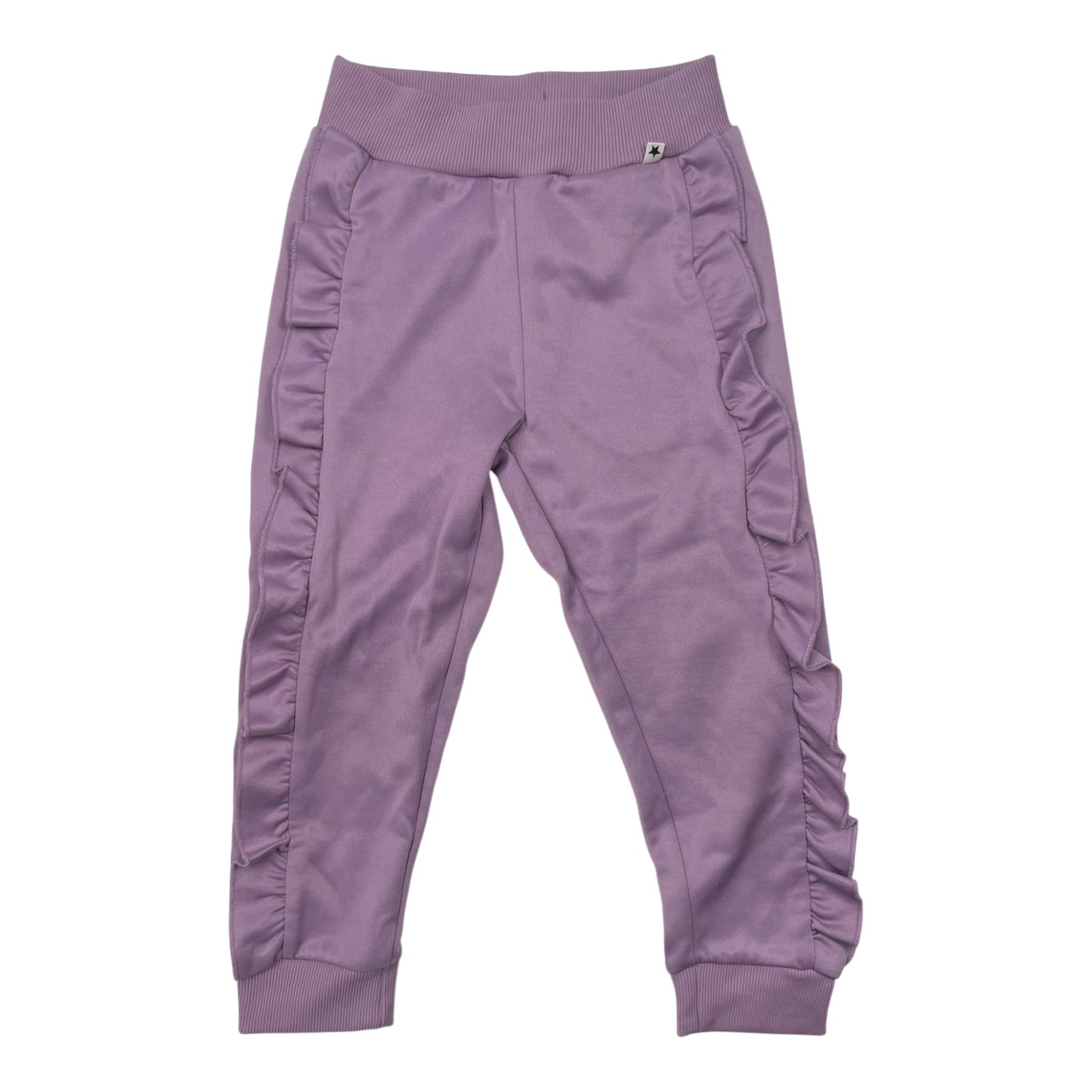 Molo frill jogger pants, purple | 104cm