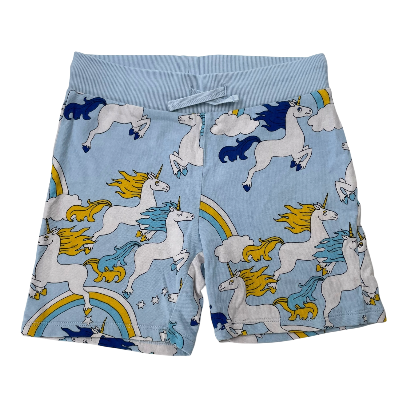 Mini Rodini sweatshorts, unicorn | 128/134cm
