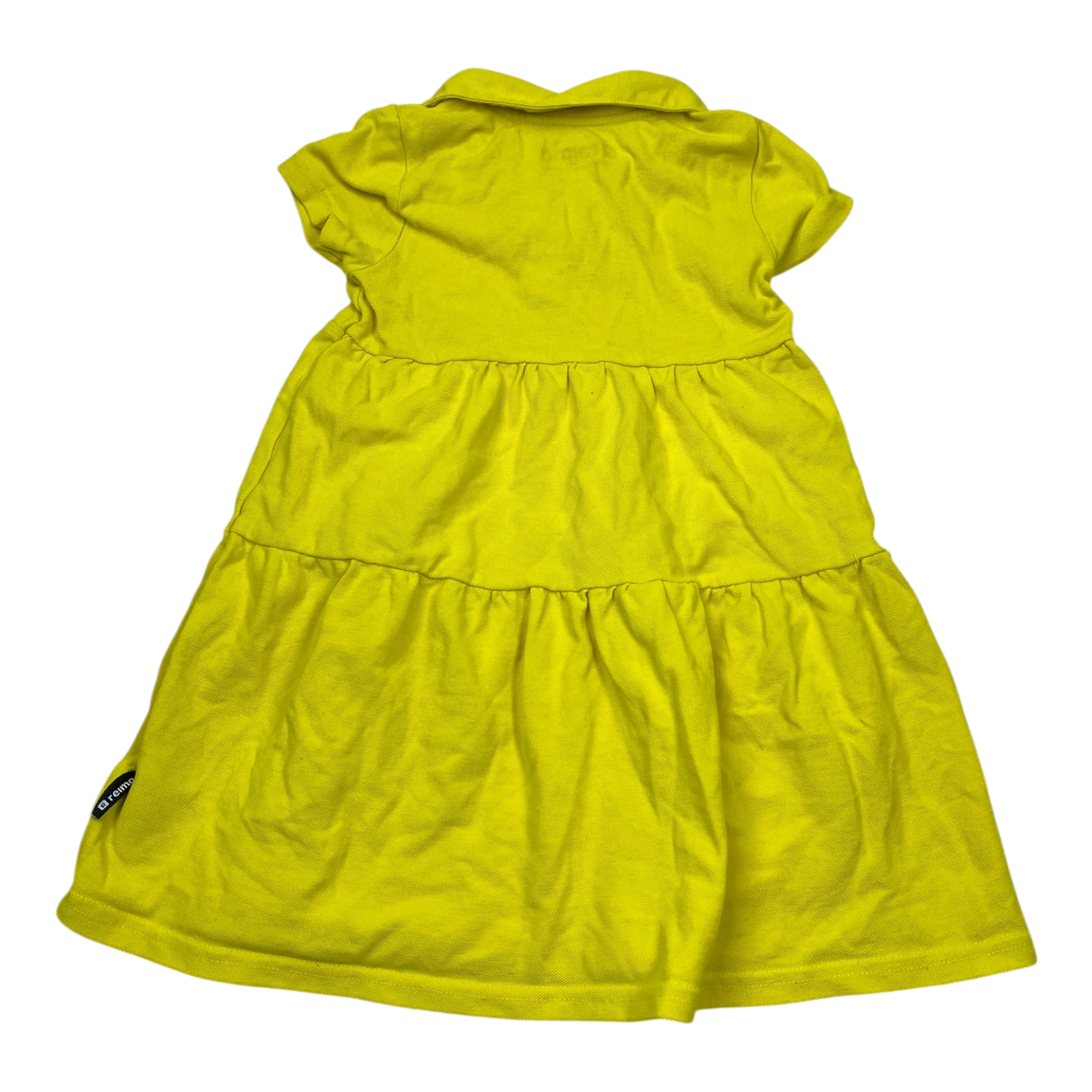 Reima pique dress, neon yellow | 104cm
