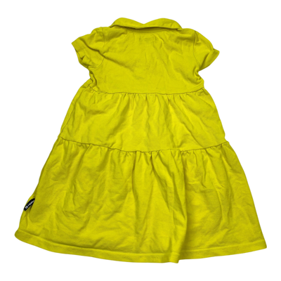 Reima pique dress, neon yellow | 104cm