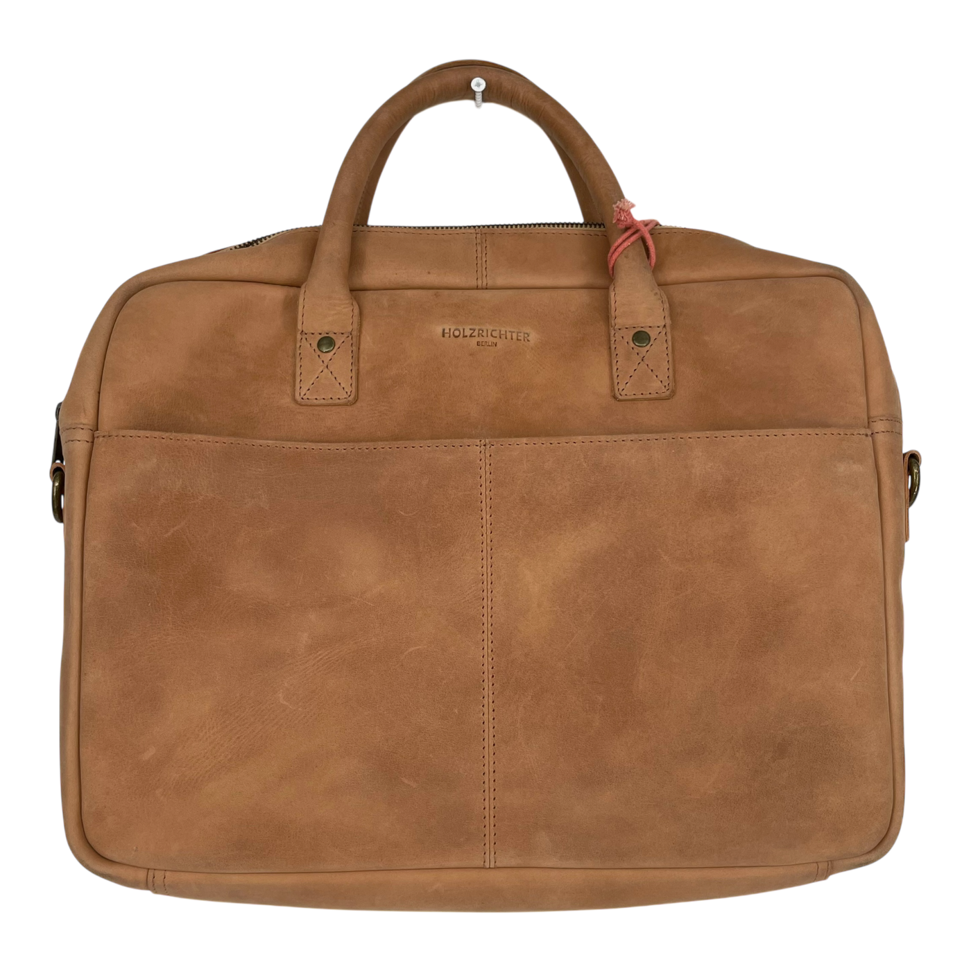 Holzrichter leather breafcase, tan
