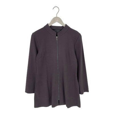Ritva Falla rosella zip shirt, brown | woman S