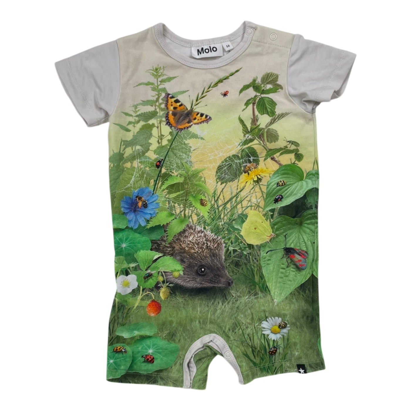 Molo finn summer suit, animals | 56cm