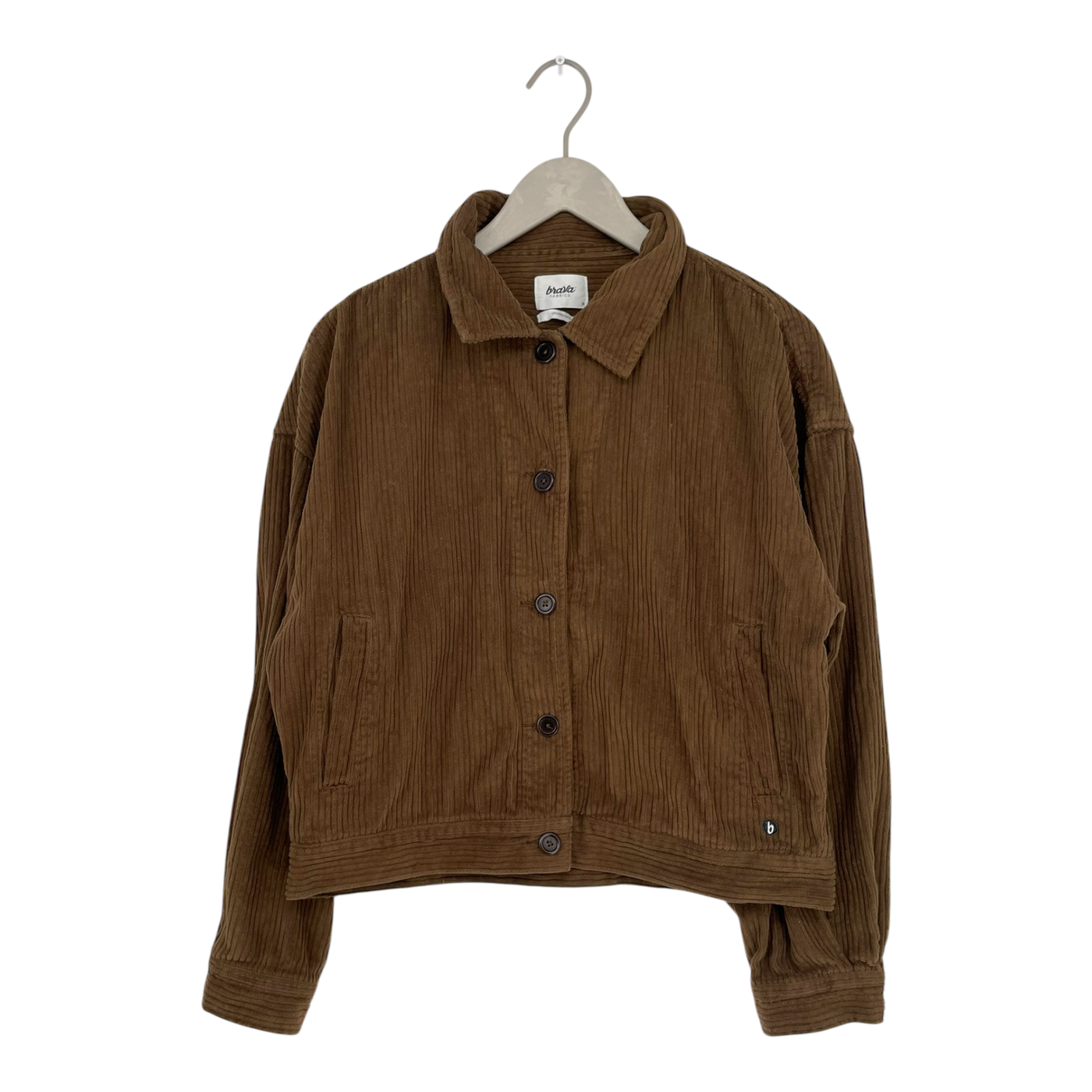 Brava Fabrics corduroy jacket, brown | woman XL