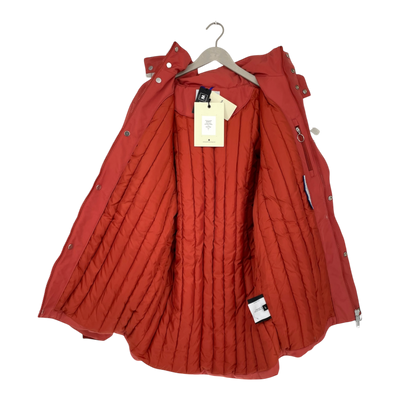 Embassy of Bricks and Logs fairview parka jacket, red | unisex L
