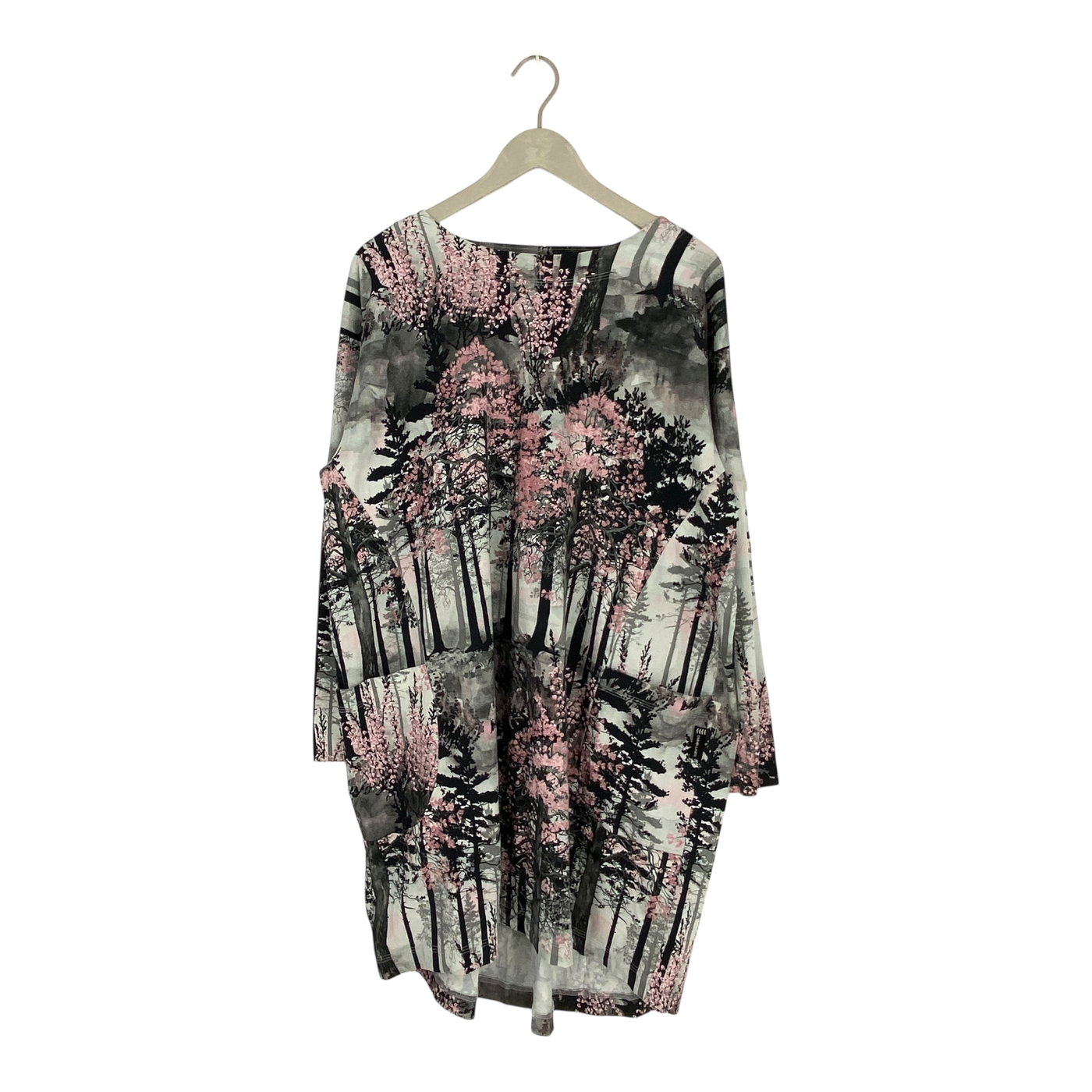 Ommellinen tricot dress, trees | woman XL/2XL