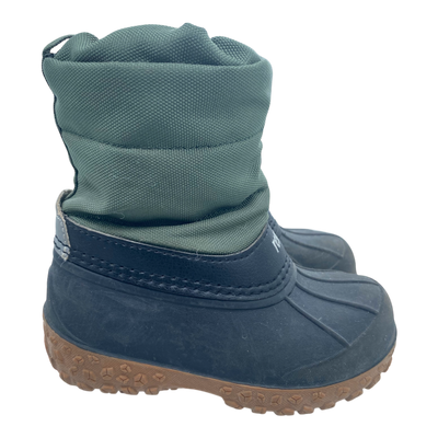 Reima loskari winter duck boots, forest green | 25