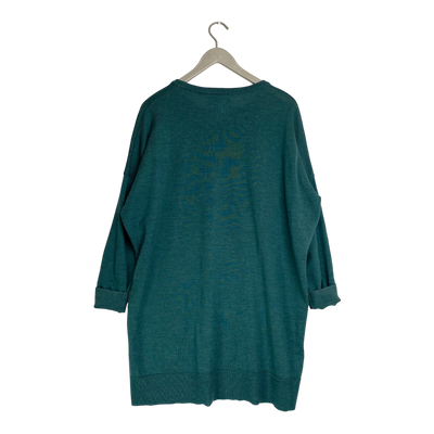 Aarre ada merino wool tunic, hunter green | woman S/M