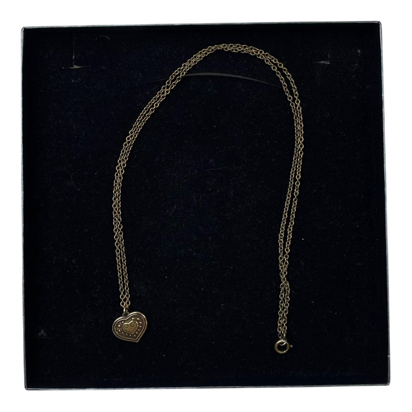 Kalevala Koru Euran sydän necklace, bronze