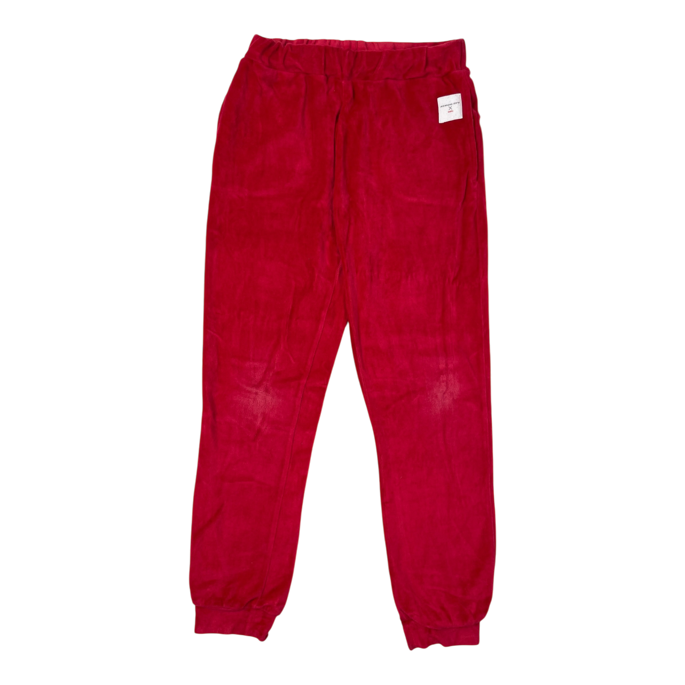 Reima velour pants, red | 146/152cm