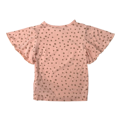 Blaa t-shirt, dots | 74/80cm