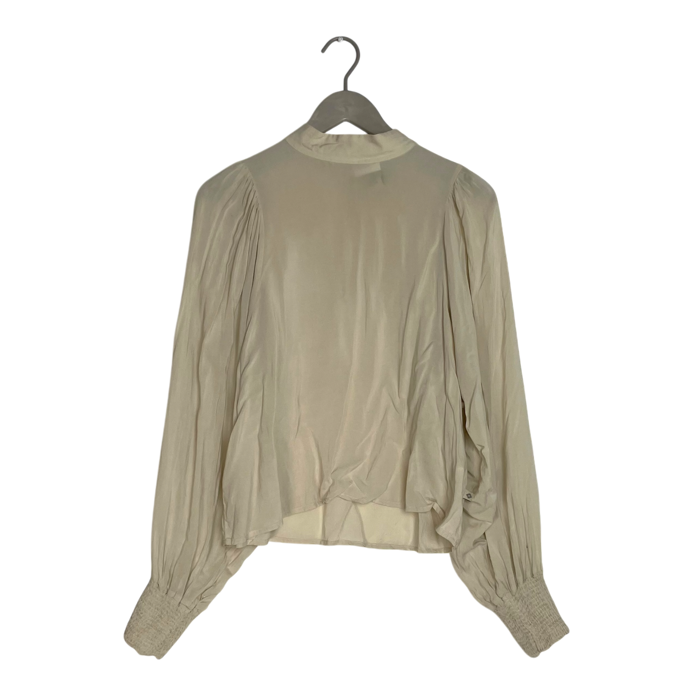 Kaiko puff blouse, vanilla | woman M