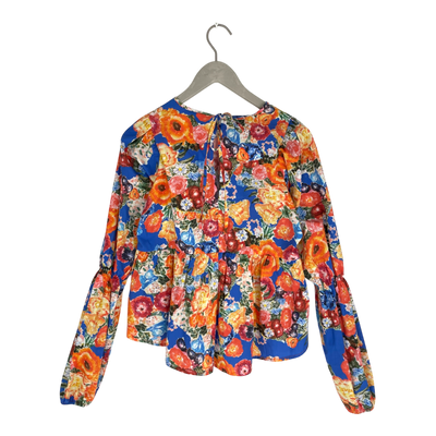 Kaiko double puff blouse, marigold | woman XS