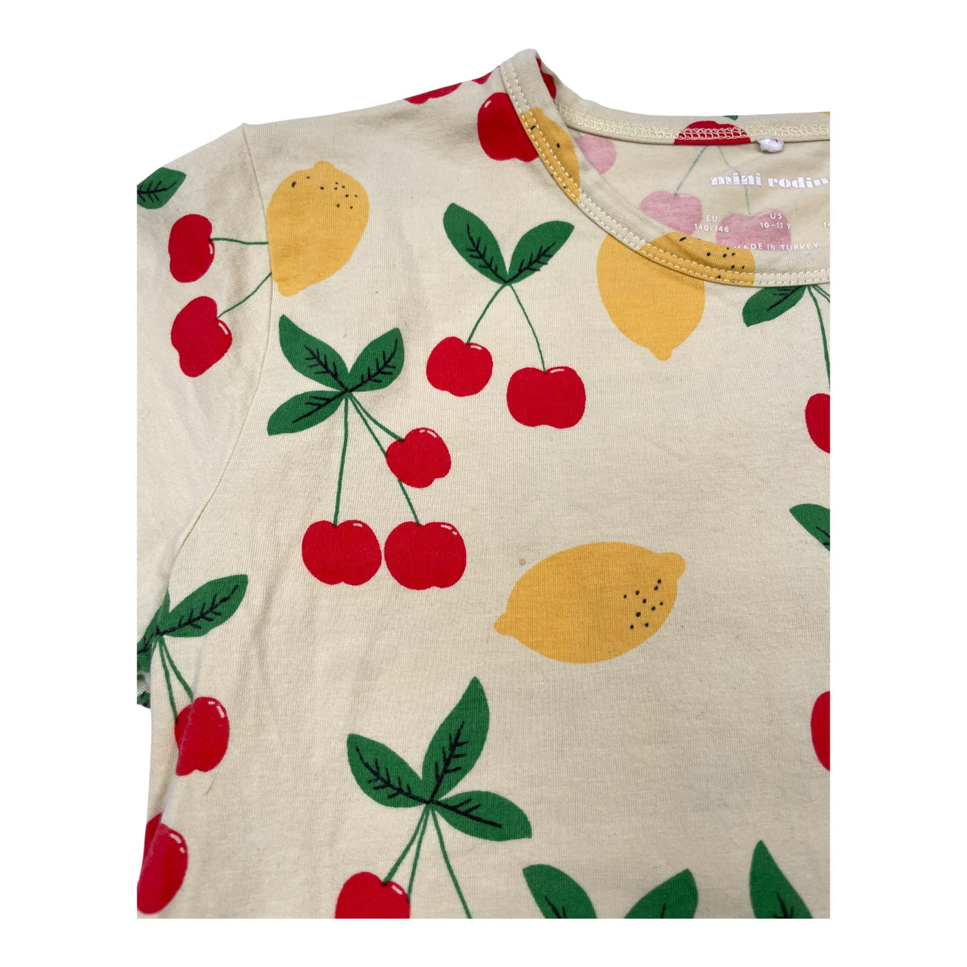 Mini Rodini t-shirt, cherries | 140/146cm