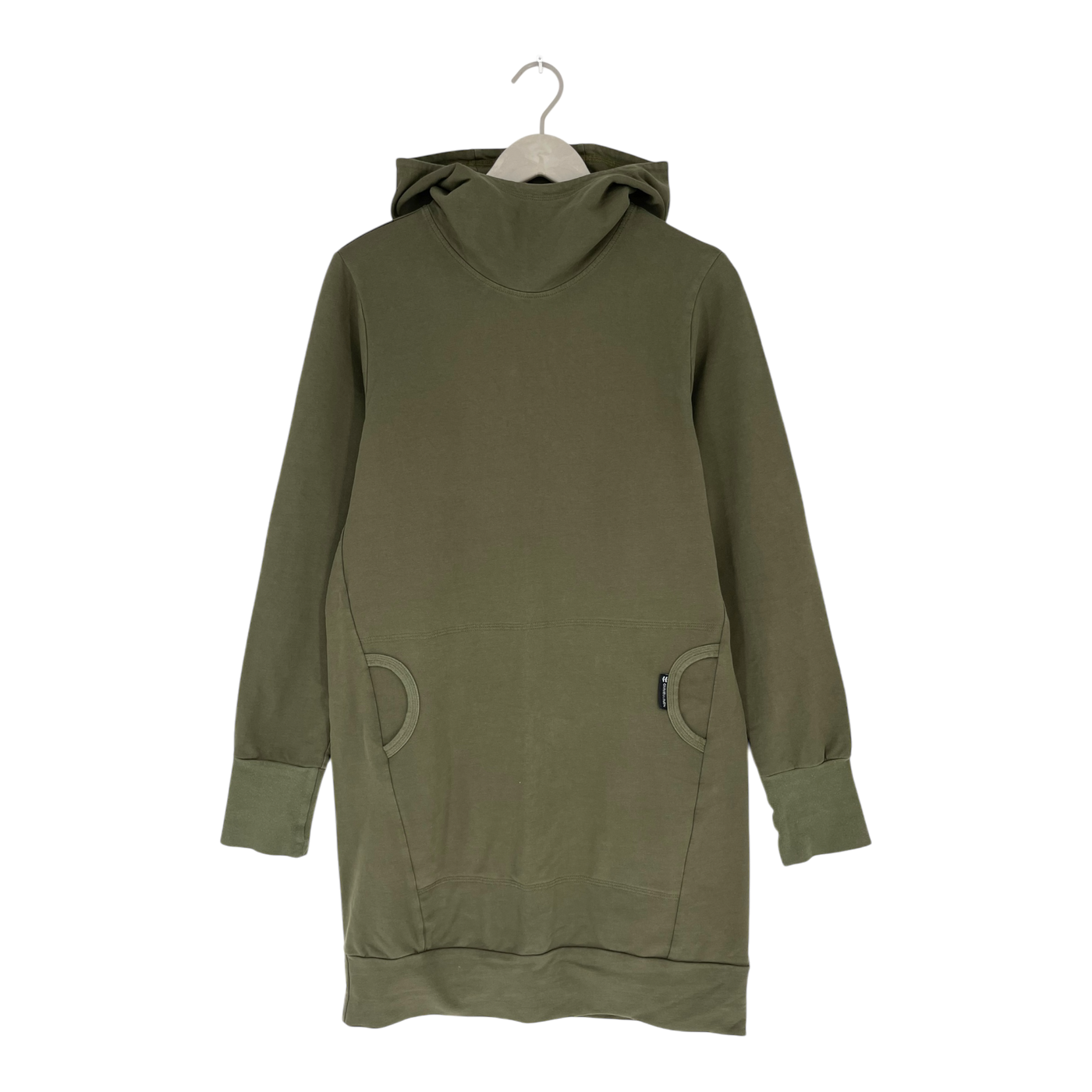 Ommellinen hoodie tunic, green | woman M