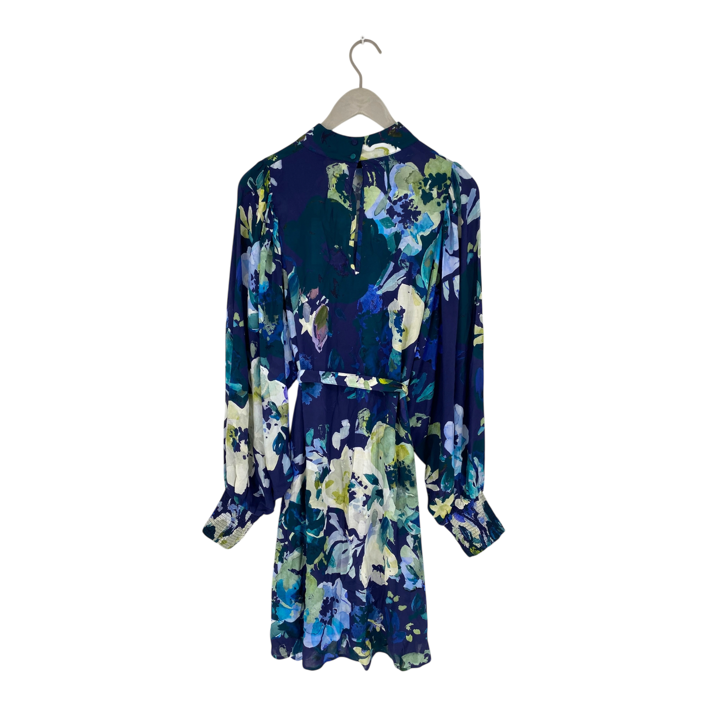 Kaiko puff dress, blue anemone | woman L