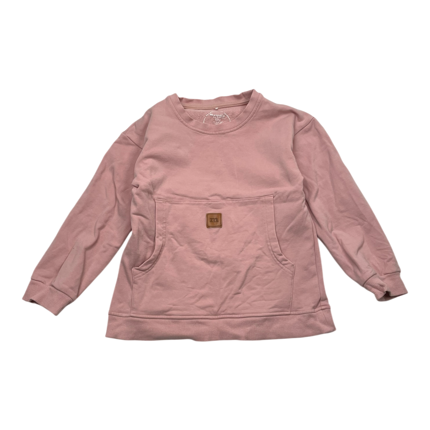 Metsola pocket sweatshirt, pink | 98/104cm