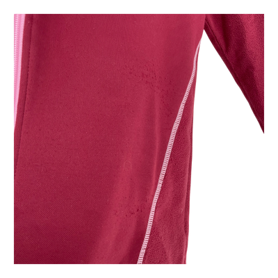 Kari Traa midlayer fleece, wine red | woman S