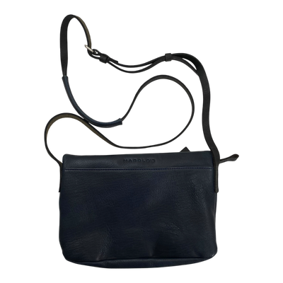 Harold's Bags leather chaza twosize handbag, dark blue
