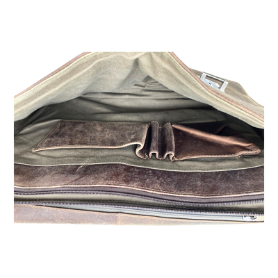 Harold's Bags ‭briefcase, antic taupe