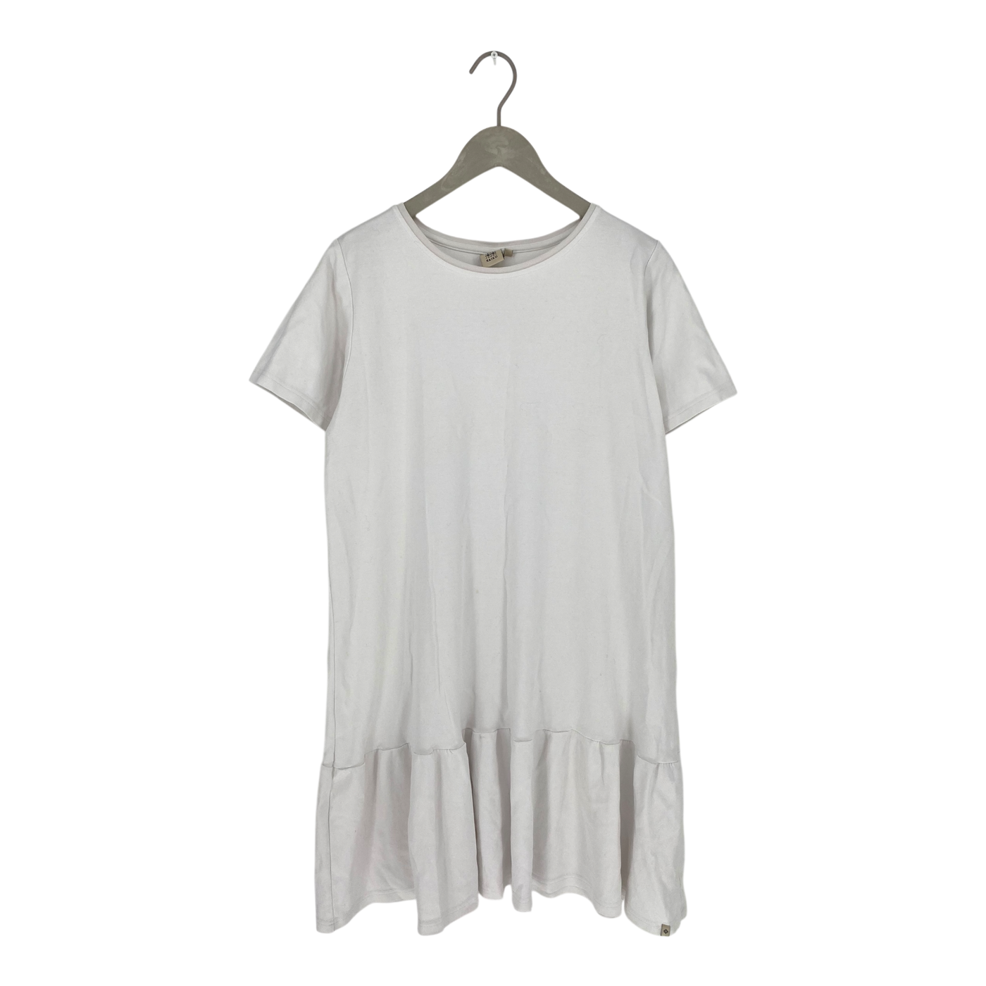 Kaiko ruffle t-shirt dress, white | woman M