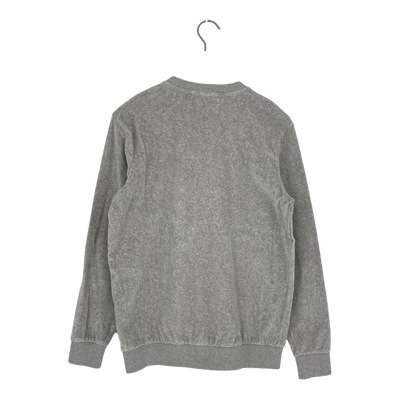Samsøe Samsøe velour sweatshirt, silver | woman M