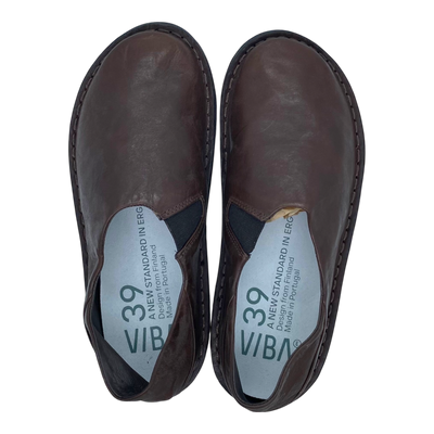 VIBAe Zuma leather shoes, cocoa brown | 39
