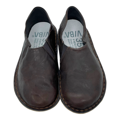 VIBAe Zuma leather shoes, cocoa brown | 35