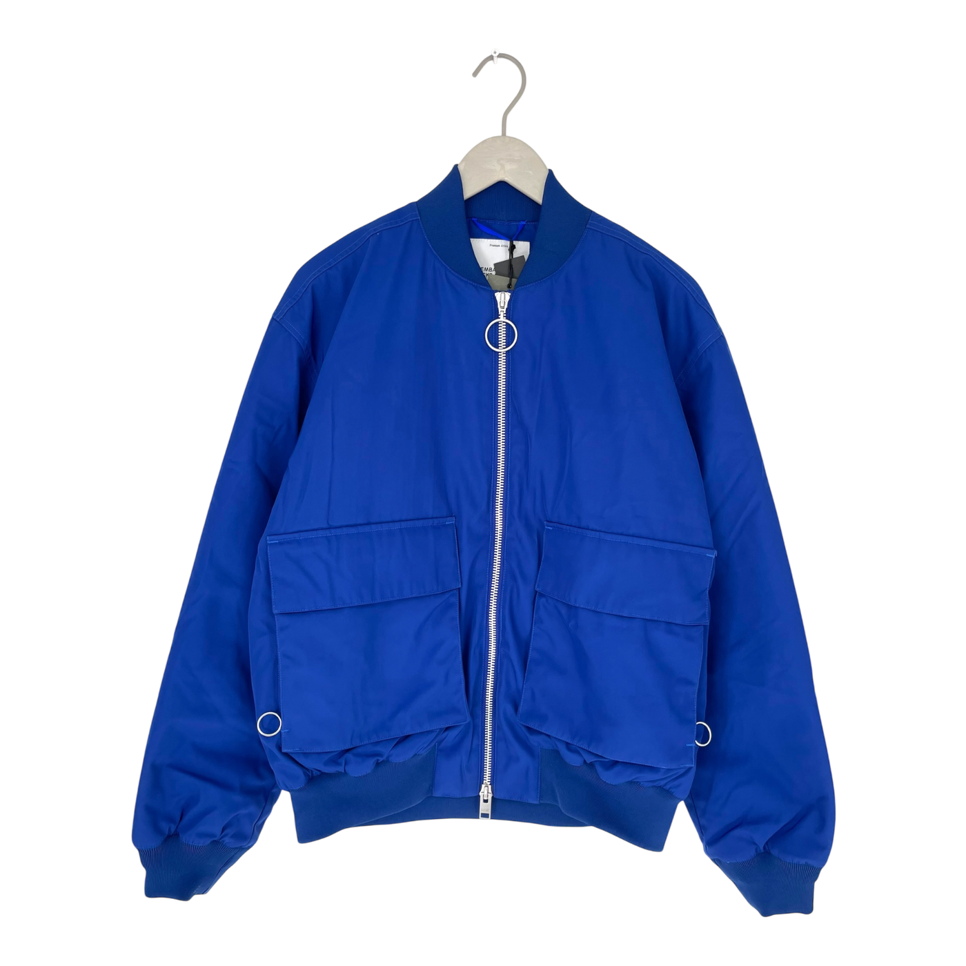 Embassy of Bricks and Logs mapes bomber jacket, blue | unisex L