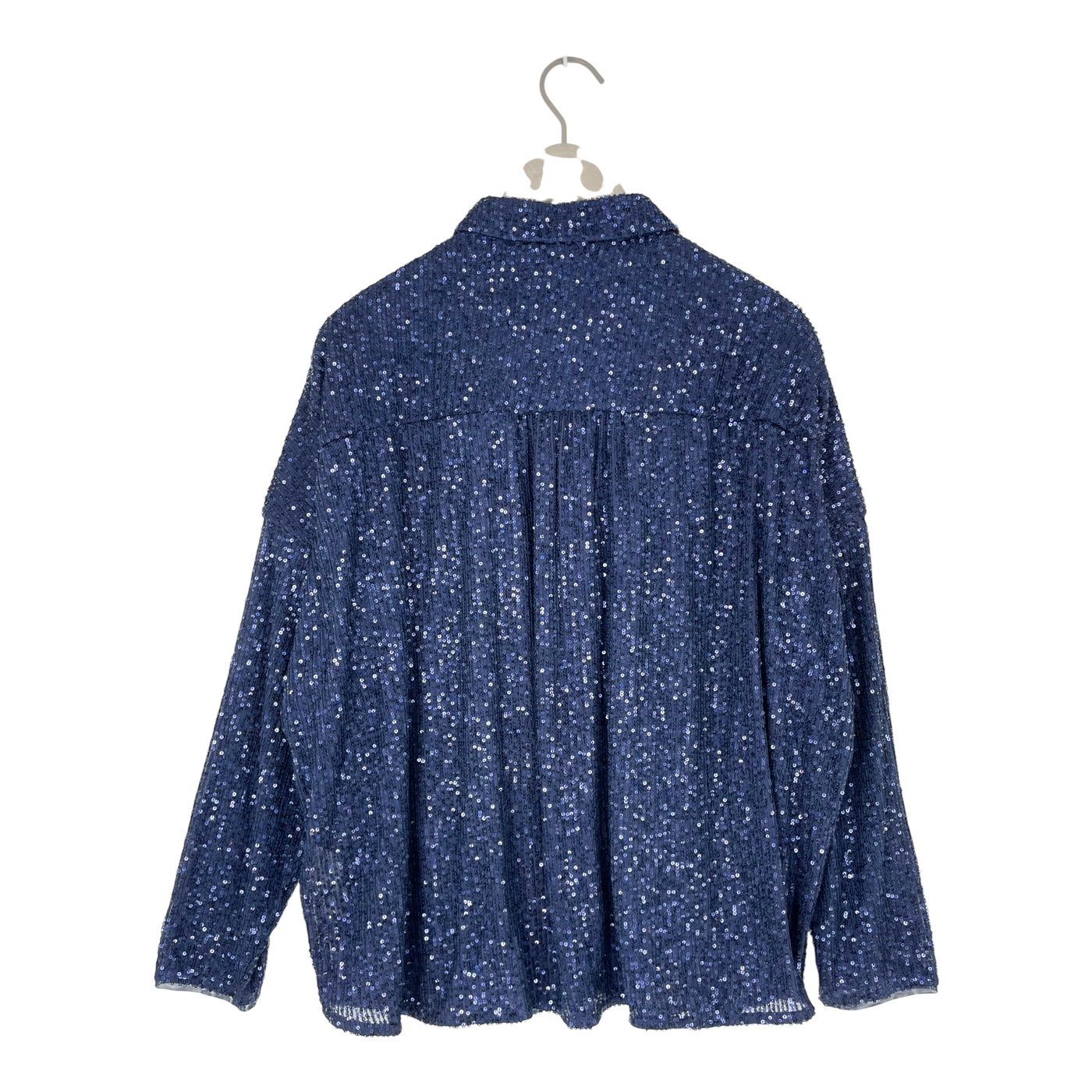 Soft Rebels aviana sequin shirt, blue | woman XXL