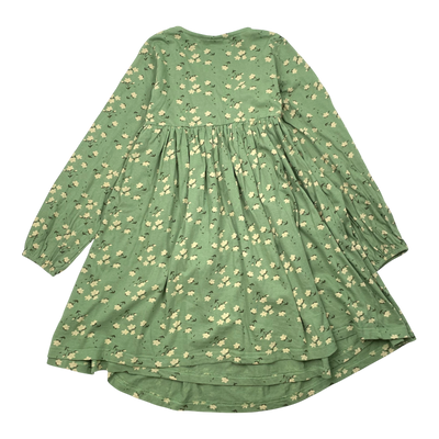 Mainio wrap dress, flower | 134/140cm