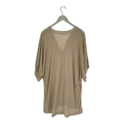 Filippa K tunic shirt, beige | woman XS/S